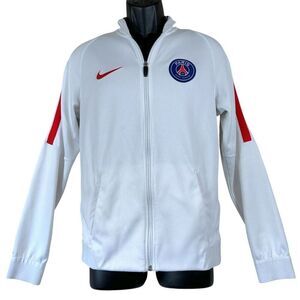 Nike Dri-Fit Paris Saint Germain Track Jacket White Size Small
